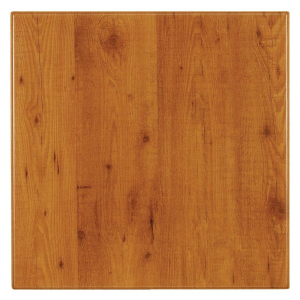 Werzalit Pre-drilled Square Table Top  Pine 700mm CG713