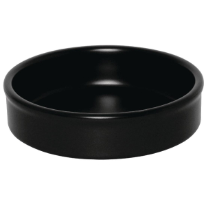 Olympia Mediterranean Stackable Dishes Black 102mm DK832