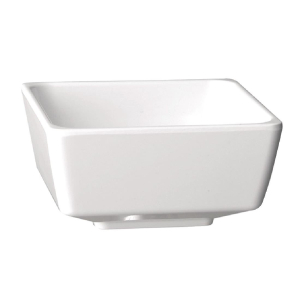 APS Float White Square Bowl 10in GF098