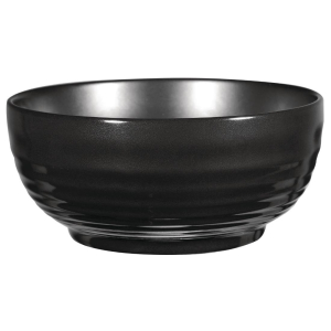 Art de Cuisine Black Glaze Ripple Bowls Large GF708