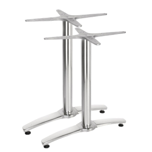 Bolero Aluminium Twin Leg Table Base GH985