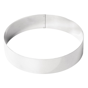 De Buyer Stainless Steel Mousse Ring 200mm x 45mm GM376