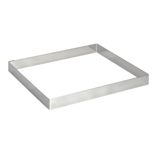 De Buyer Stainless Steel Square Ring 200mm x 20mm GM387