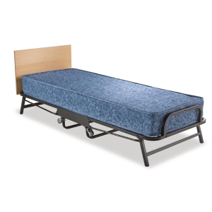 Jay-Be Contract Folding Bed with Water Resistant Mattress Single in Black Colour GR375