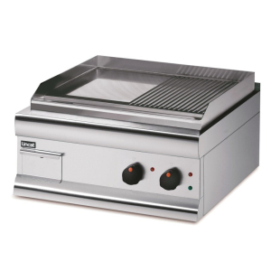 Lincat GS6_TR_E Silverlink 600 Electric Counter-top Griddle - Half-Ribbed Plate - Extra Power 
