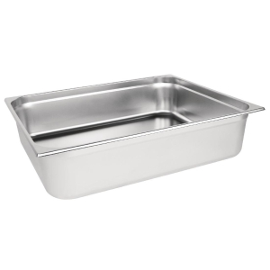 Vogue Stainless Steel 2/1 Gastronorm Pan 150mm K807