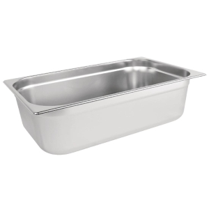 Vogue Stainless Steel 1/1 Gastronorm Pan 150mm K924