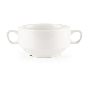 Churchill Whiteware Handled Soup Bowls 398ml P283
