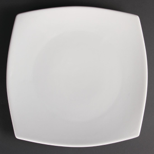 Olympia Whiteware Rounded Square Plates 305mm U172