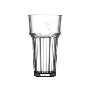 BBP Polycarbonate American Hi Ball Glasses Lined Half Pint CE Marked at 285ml U408