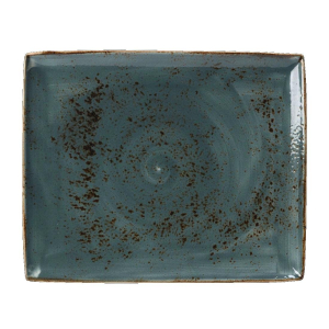 Steelite Craft Blue Rectangular Platters 330x 270mm V010