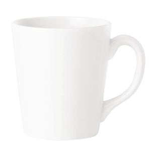Steelite Simplicity White Coffeehouse Mugs 340ml V9112