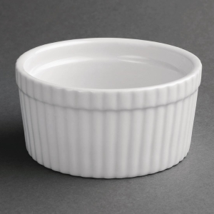 Olympia Whiteware Souffle Dishes 105mm W431