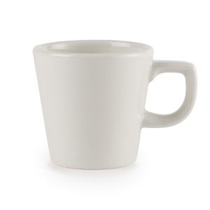 Churchill Plain Whiteware Cafe Cups 220ml W886