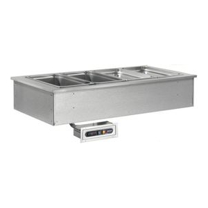 Afinox RED-3 Heated Bain Marie Wet Well Drop In Unit 3 x GN1/1