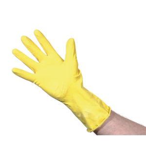 Jantex Latex Household Gloves Yellow Large CD793-L