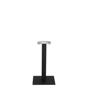 Forza Black cast iron square table base - Small - Dining height - 720 mm