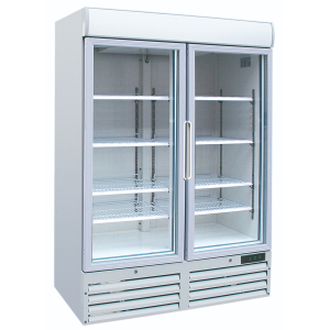 BestFrost 2 Door Upright Glass Door Display Freezer GDF950