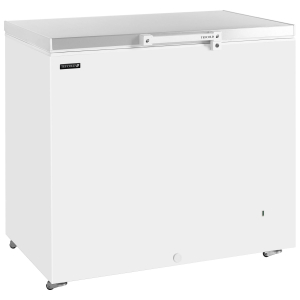 Tefcold GM300SS Solid Lid Chest Freezer White SS Lid 984mm wide