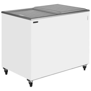 Tefcold IC301SD Sliding Solid Lid Chest Freezer White, Solid Lid 1010mm wide.