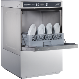 InstaWash IW50 Commercial Dishwasher with Drain Pump 500mm basket