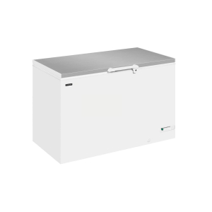 Interlevin LHF460SS Solid Lid Chest Freezer White SS Lid 1300mm wide