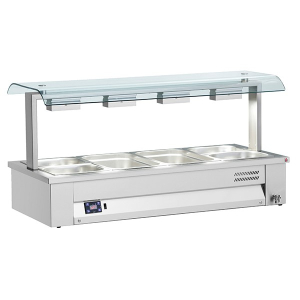Inomak Counter Top Bain Marie 2x Gastronorm1/1 MSV67