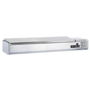 Blizzard 1/4 GASTRONORM PREP TOP WITH HINGED LID 1500MM(W) TOP1500-14EN