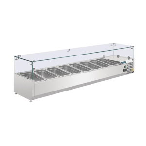Polar Refrigerated Counter Top Servery Prep Unit  8x 1/4GN G610