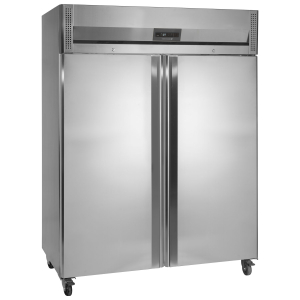 Tefcold RK1420 Gastronorm Solid door Refrigerator Stainless Steel 1480mm wide