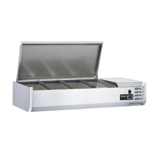 Blizzard 1/3 Gastronorm Prep Top with Hinged Lid 1200mm(W) TOP1200EN