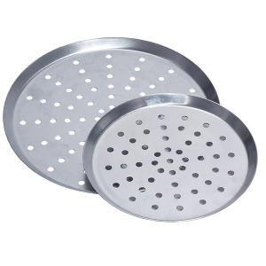 Tapered Pizza Pan 8 x 0.75 - Perforated  TPP.08.10.AA.PERF