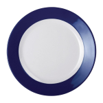 Kristallon Gala Colour Rim Melamine Plate Blue 260mm DE607