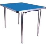 Gopak Contour Folding Table Blue 3ft DM608