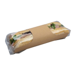 Colpac Clasp Clip Recyclable Kraft Baguette Packs (Pack of 500) FA386