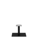 Forza Black cast iron rectangular table base - Single - Coffee height - 420 mm